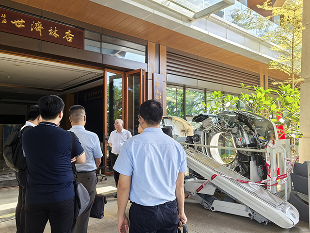 海口金控集團參與醫院災後複工專場工作